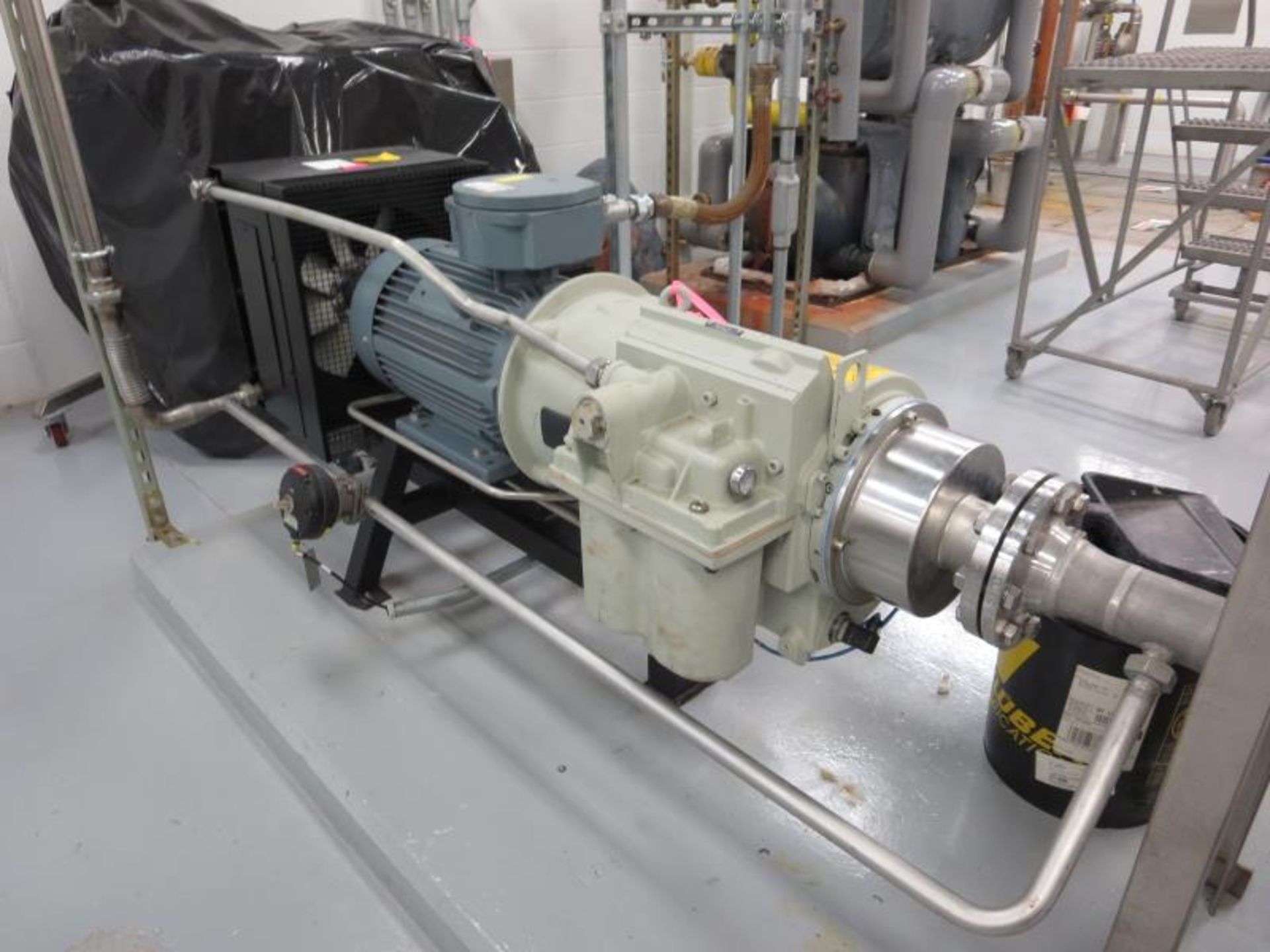 Fluid Force 715C08-NSP1535 Nitrogen Compressor; 17.5kva motor, Hydro Vane. 715-002088-0002 HIT# - Image 7 of 7