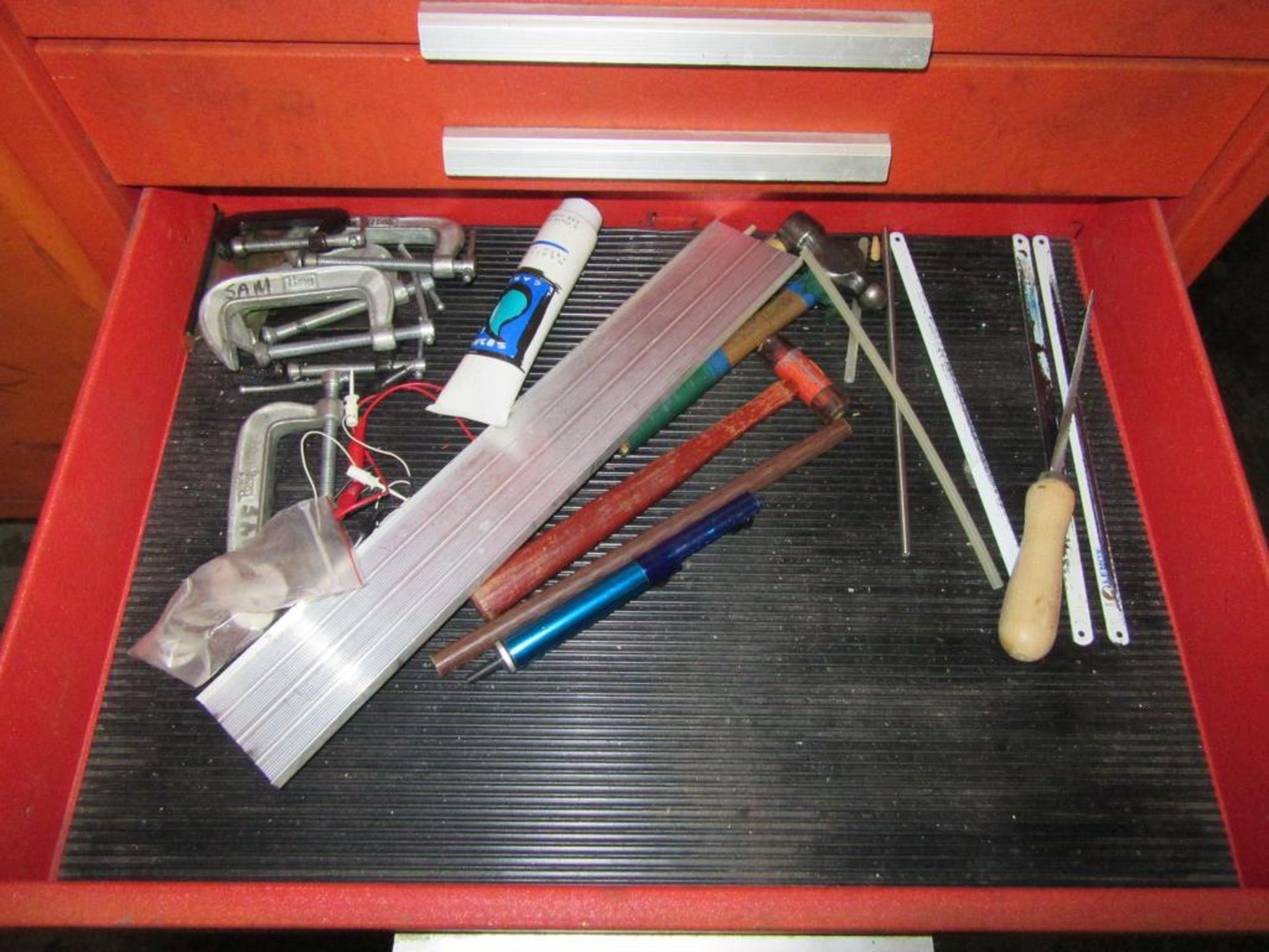 Kennedy Tool Cabinet; 7-Drawer (Plus Locked Side Drawers - No Key) Portable Tool cabinet with Tool - Image 7 of 9