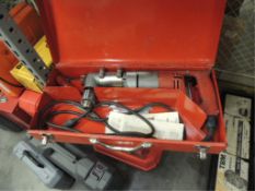 Milwaukee Drill; heavy duty right angle drill, 110v. HIT# 2192432. Loc: 901 cage. Asset Located at