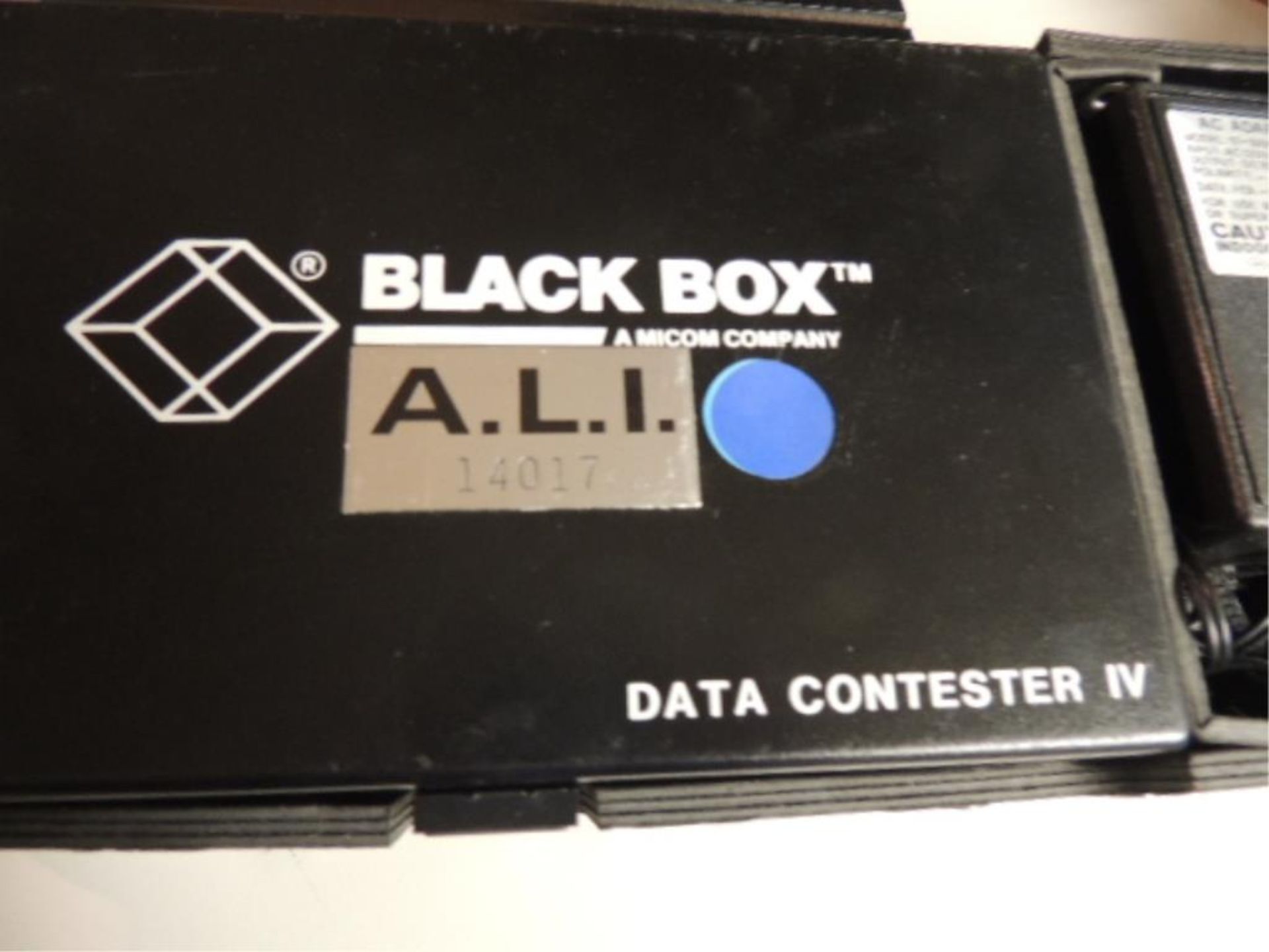 Micon DT 025 Tester; Black box data contester IV. HIT# 2192402. Loc: 901 cage. Asset Located at 64 - Image 2 of 5