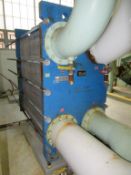 Graham GPE-85 Heat Exchanger; 1998 - 3,771 Sq/Ft Plate Heat Exchanger, Rated 100 PSIG @ 200 Deg/F.