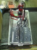 MK 159943 MK-370EXP 7" Tile Saw; 120v. 1.25hp. Sliding aluminum die-cast cutting table rips 18"