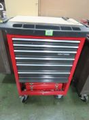 Craftsman Tool Box with contents; 6 drawer with bottom cabinet Rollaway tool cabinet. T handle Allen