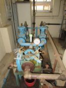 Coen Pump & Motor; Pump Skid with (2) Imo Pumps # 3545/098 (AA3G/NVPMFA162SC & (2) TECO Westinghouse