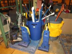 Cleaners; Lot: (contents of skid) Cleaners. Includes: (4) Carpet Cleaners, Hoses and Adapters; (3)