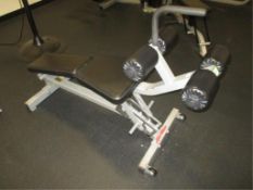 Life Fitness CSAAB-1007-102 Ab Bench; Club Adjustable Ab Bench. HIT# 2223073. Loc: 1301-1 Asset