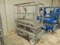 Strato Lift JRX 19 Man lift; electric man lift with expandable platform, 19' ht. 500 lb max. load,