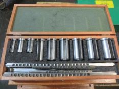 Minute Man Standard Broach Set; 1/8", 1/4" & 3/6". HIT# 2123682. Loc: 1013. Asset Located at 64