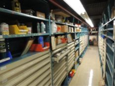 WD 40 Dow Corning Parts; Lot: contents of shelves and drawers Row 10, Valve lubricant and sealant,