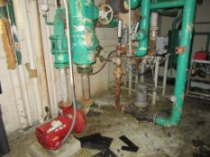 Pumps; Lot: (1) Glycol Pump Station with (1) Bell & Gossett 232 GPM Pump with 7.5 HP Motor, (1) 3