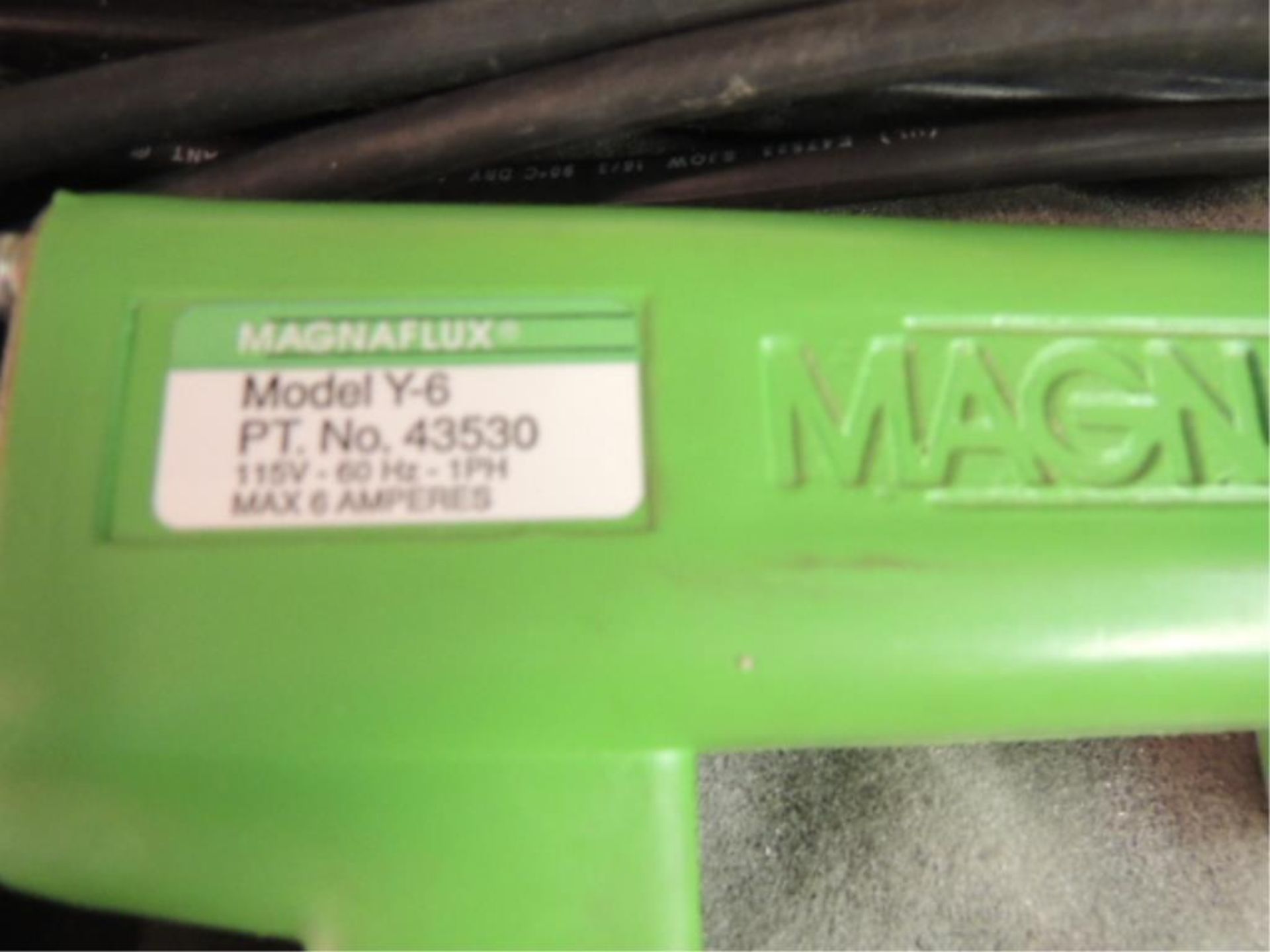 Magnaflux Y-6 Tester; magnetic particle tester. HIT# 2192409. Loc: 901 cage. Asset Located at 64 - Image 3 of 3