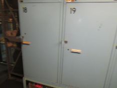 Vidmar Cabinets & Contents; Lot (Qty 4) Cabinets & Contents: Greenlee Driver punches, Welding
