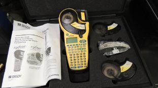 Brady XC-1500 Labeler; IDXpert hand held labeler, rechargeable battery. HIT# 2226605. Loc: 710.