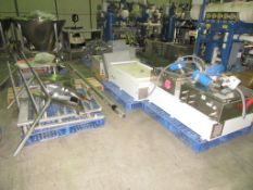 Control Cabinets & Pipe; Lot: (8) Pallets with Assorted Control Cabinets, Electrical Safety