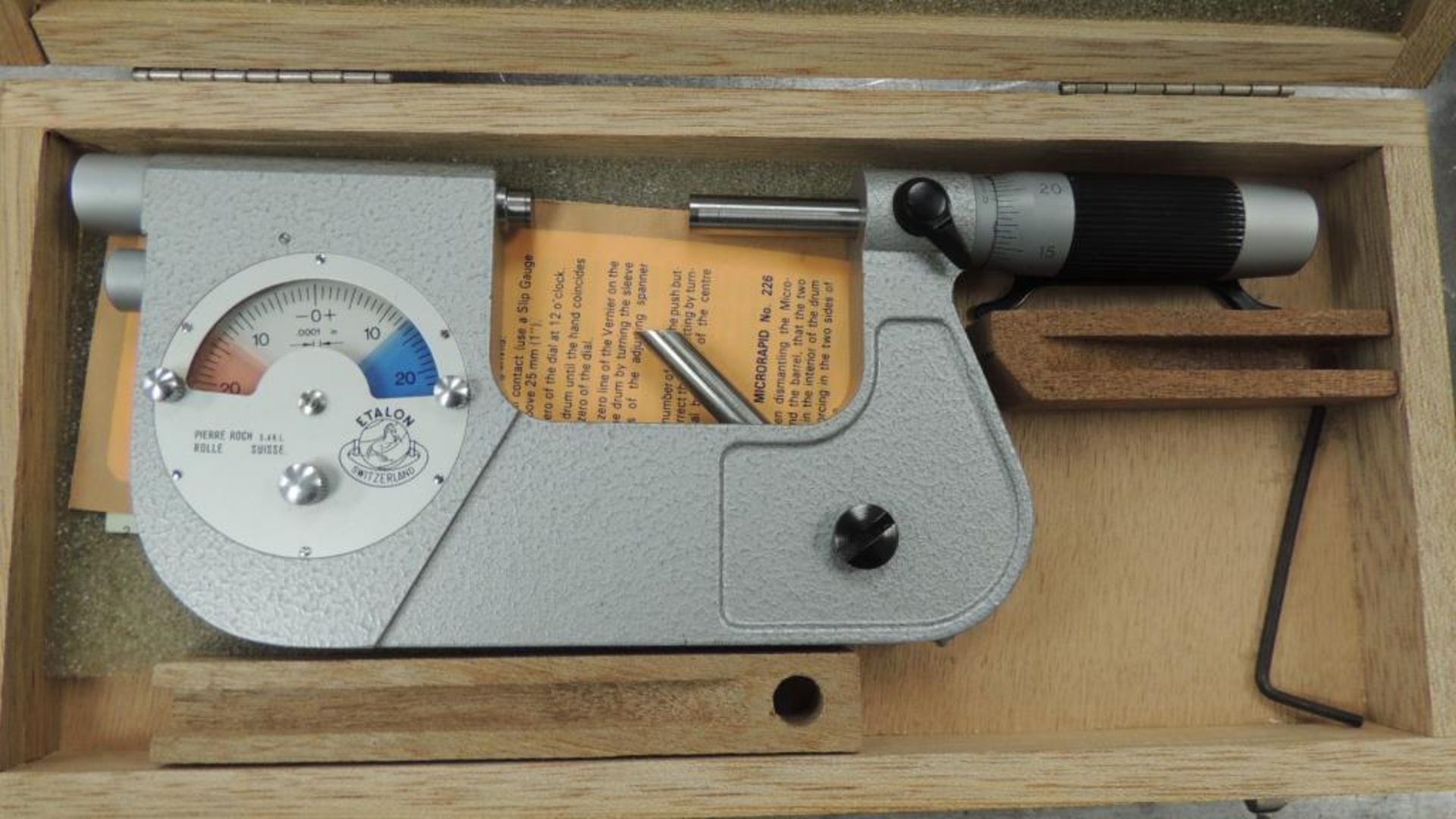 Etalon 225 Micrometer; Lot: (3) Mikro-Etalon 1". HIT# 2192791. Loc: 710. Asset Located at 64 Maple - Image 3 of 4