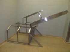 Platform; (Detached) Stainless Steel Wall Mounted Platform 60"H x 48"L x 32"W with 42"H Safety