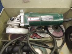 Metabo AG550SL Grinder; 4 1/2" electric grinder, 120v. HIT# 2192452. Loc: 901 cage. Asset Located at