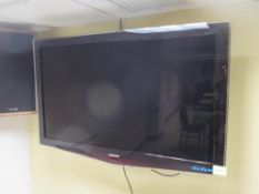 Samsung LN46B650 46" Flat Screen TV; 46" TV with Wall Mount. HIT# 2227822. Loc: Basement Break