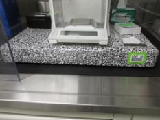 Granite Balance Surface; Lot Includes (1) Bel-Art Granite Balance Surface with Plexy Enclosure.