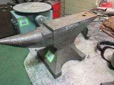 Anvil; 19"l x 3 1/4" w on top x 9 1/2"h. HIT# 2123564. Loc: 1112-1 Maintance Shop. Asset Located at