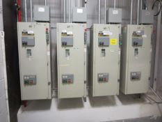 ` Variable Frequency Drives with Pumps.; Lot (Qty 8) (4) Square D VFD 1/.75hp drives. (4) Inline