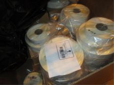 Label Rolls; Lot: (contents of skid) 3800 Case 1900 Rolls. Consisting of: (11) 4x4 Full Rolls; (1)