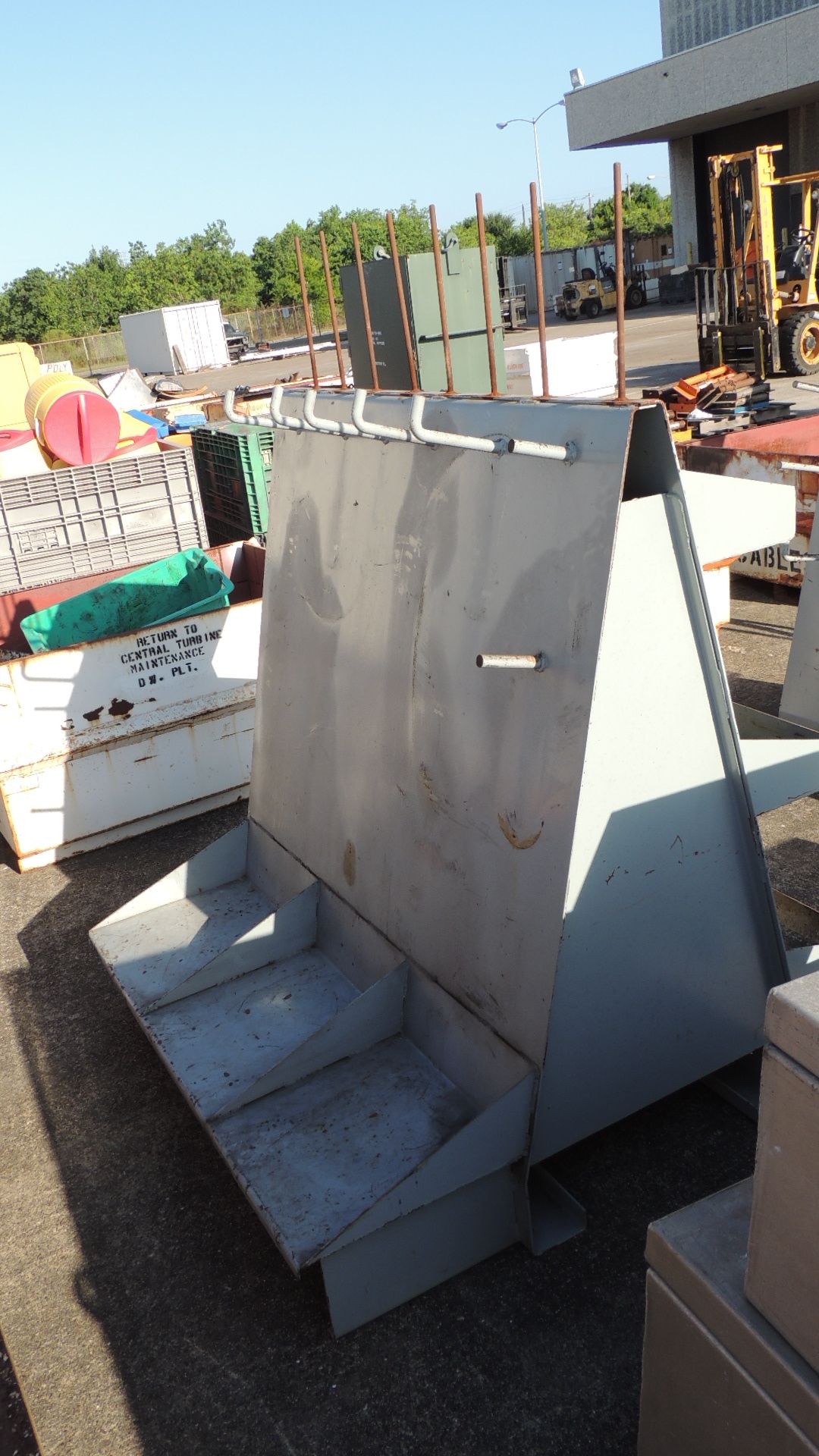 Lot: (5) shop built metal tool holders. HIT# 2230853. Support Facility Area Outside. Asset Located - Image 4 of 8