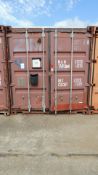 Container / Storage. Conex 20' container and contents, bolt heaters, KNAACK job box, (4) Miller