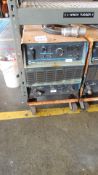 Welder. Miller Gold Star 302 CC.DC welding power source, on casters, volts and amps digital readout,