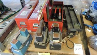 Testers. Lot: pallet and contents, consisting of (3) RECO induction bearing heaters, model SC,