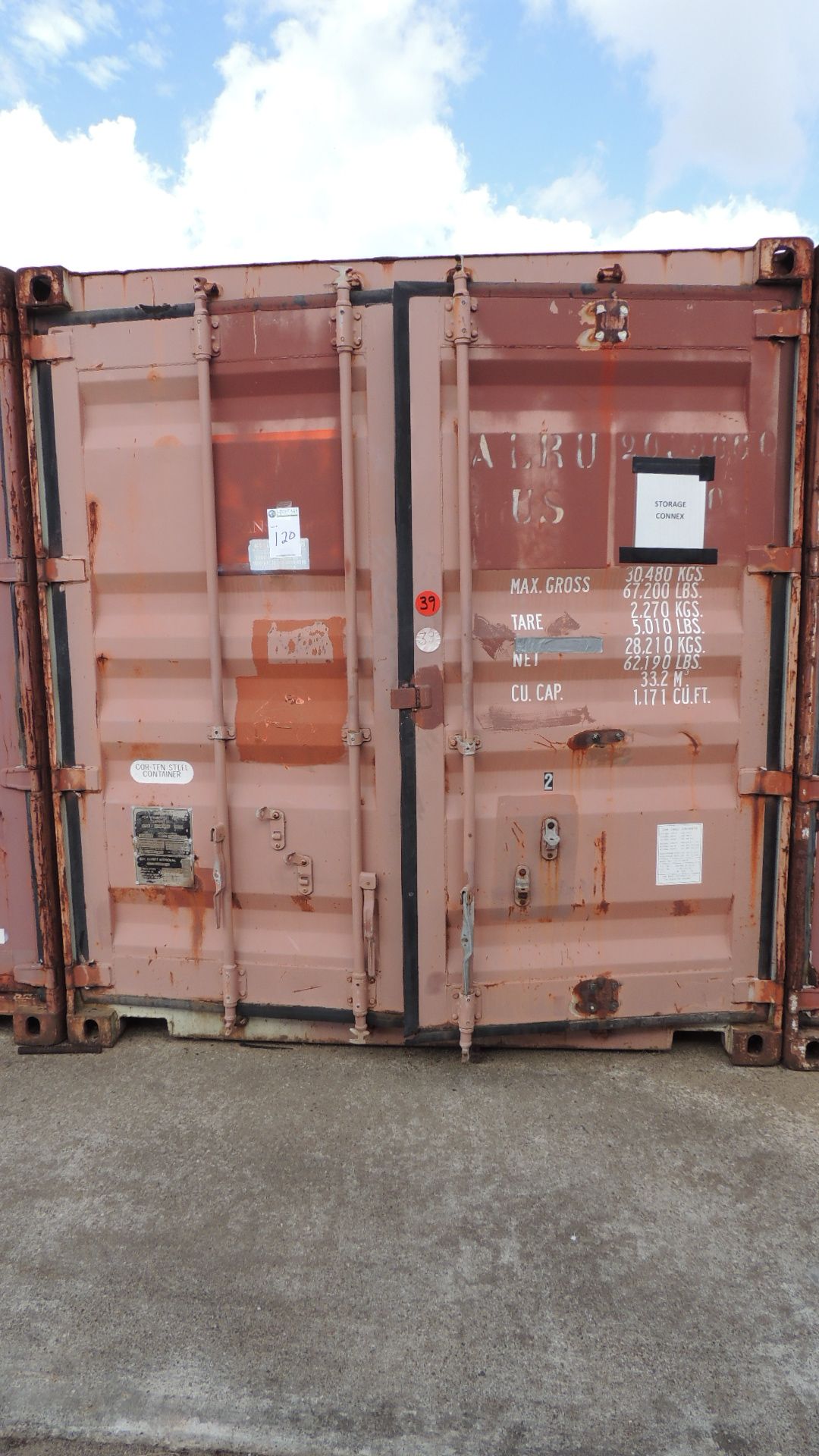 Container / Storage. Conex 20' container and contents. (1) Thermal Pak 8XR plasma cutting system,