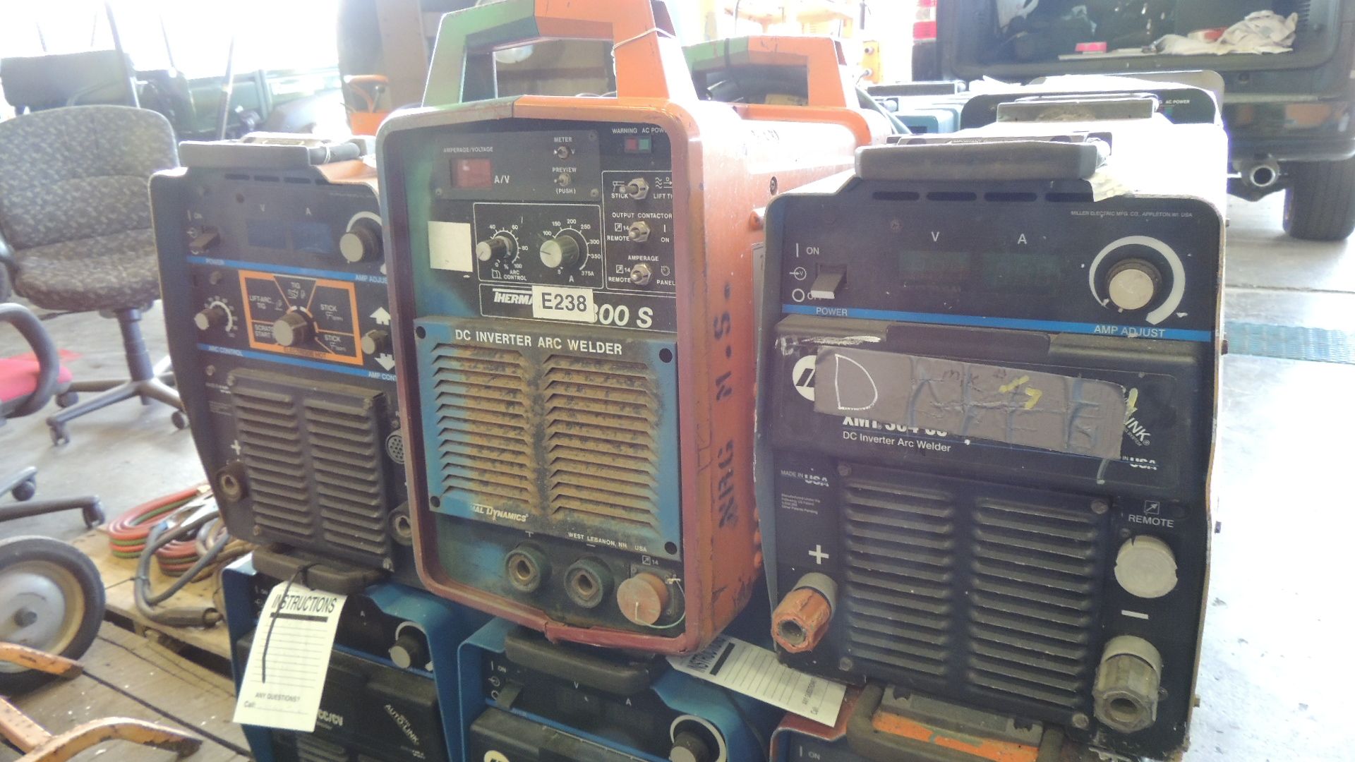 Welders. Miller Lot: (12) welders total-all need repair. Models XMT 304CC, XMT 300CC. XMT 304CC/ - Image 6 of 9