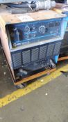 Welder. Miller Gold Star 302 CC.DC welding power source, on casters, volts and amps digital readout,