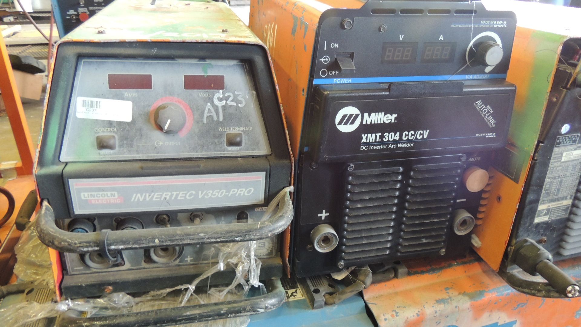 Welders. Miller Lot: (10) welders total- all need repair. Models XMT 304CC, XMT 300CC. XMT 304CC/CV, - Image 4 of 5