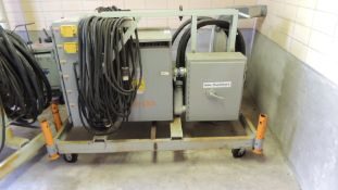 Fargo Load Center on casters w/ type 2 transformer 75kva, breaker panel, main disconnect and