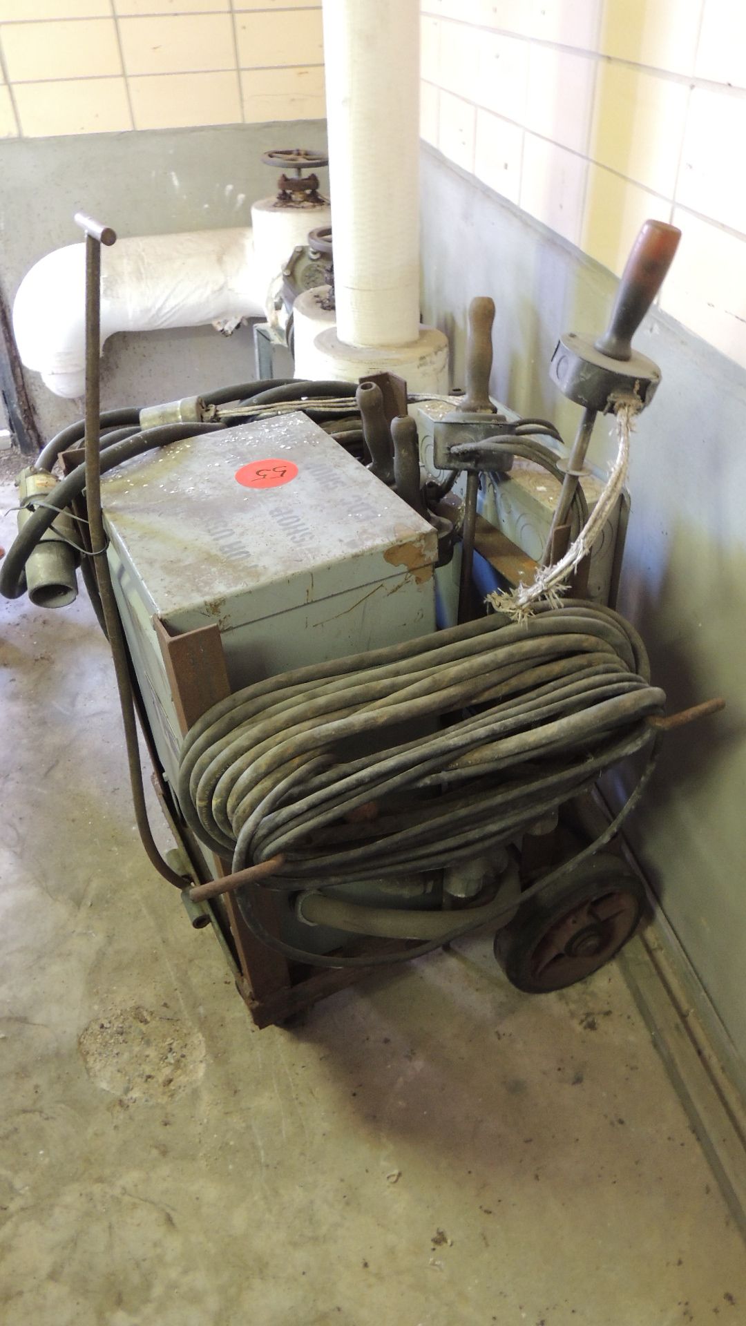 GS Heavy Duty Load Center on casters w/ dry type transformer 15kva, breaker panel and cables, 3 - Image 2 of 6