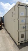 Container / Tools. Conex 20' container and contents, Lincoln welder Flextec 450, 1 ton hoist,