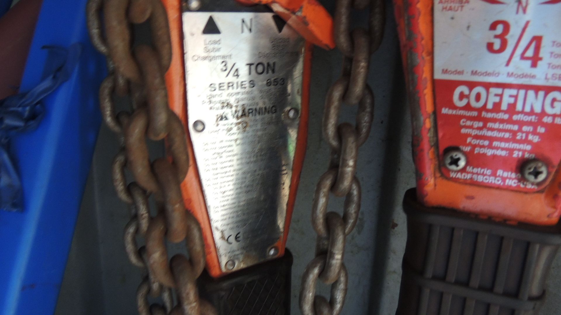 Container / Tools. Conex 20' container and contents, welding rod, Harrington and Coffing chain hoist - Image 13 of 19