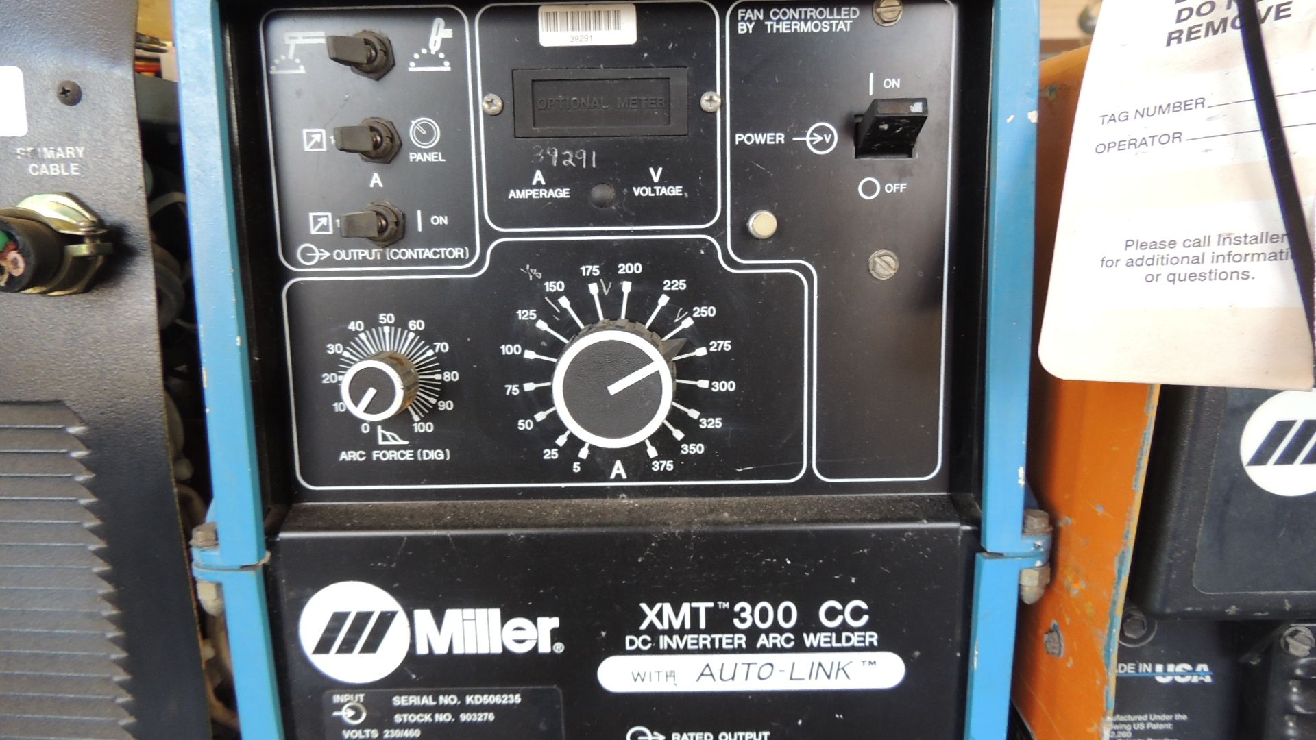 Welders. Miller Lot: (12) welders total-all need repair. Models XMT 304CC, XMT 300CC. XMT 304CC/ - Image 3 of 9