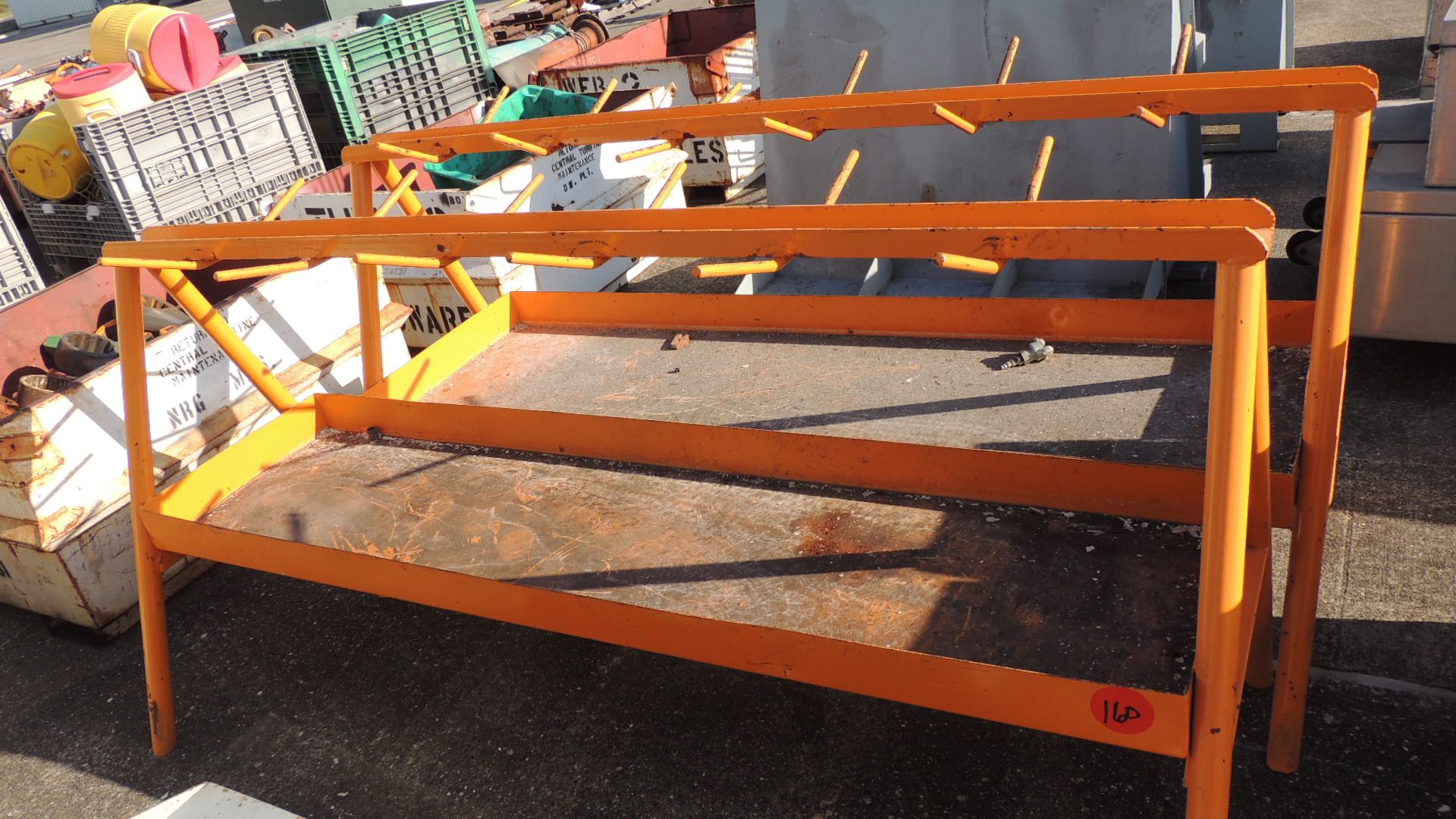 Lot: (5) shop built metal tool holders. HIT# 2230853. Support Facility Area Outside. Asset Located - Image 6 of 8