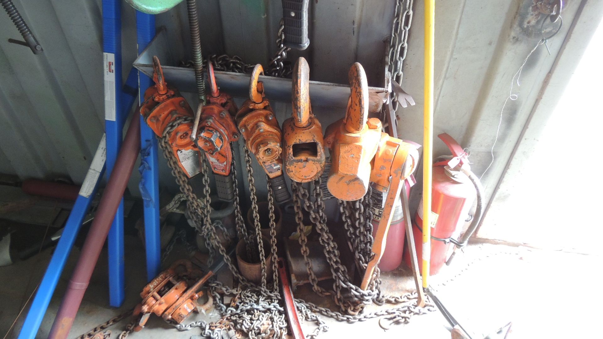 Container / Tools. Conex 20' container and contents, welding rod, Harrington and Coffing chain hoist - Image 10 of 19