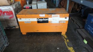Dayton Tool Box. Tool Box, 24"x60"x25". HIT# 2230909. Support Facility Area inside bldg. Asset
