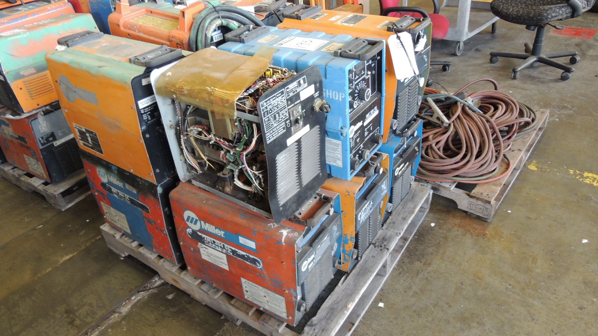 Welders. Miller Lot: (12) welders total-all need repair. Models XMT 304CC, XMT 300CC. XMT 304CC/ - Image 2 of 9
