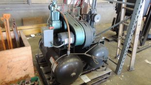 Honeywell 231C2F2BOE Air Compressor. Lot: (2) Honeywell w/ Quincy compressors, 30gal tank, yr. 04/