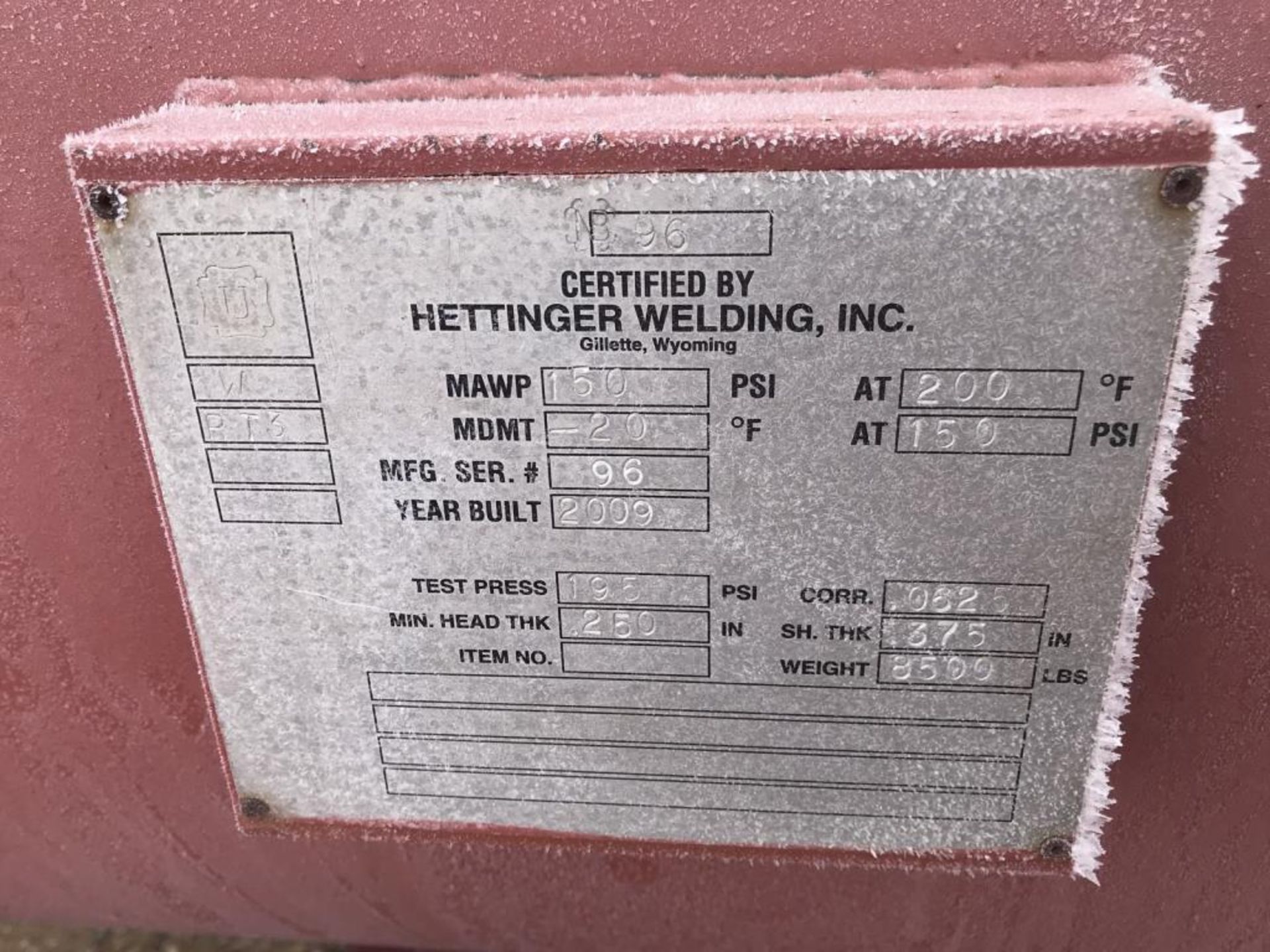 Hettinger Welding Separators. Lot: Qty (2) Hettinger Welding Separators. Asset Located in - Image 2 of 2