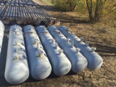 Blow Cases. Lot: Qty (5) Valerus 1440# 24" x 10' Blow Cases. Asset Located in Stanley, ND 58784.