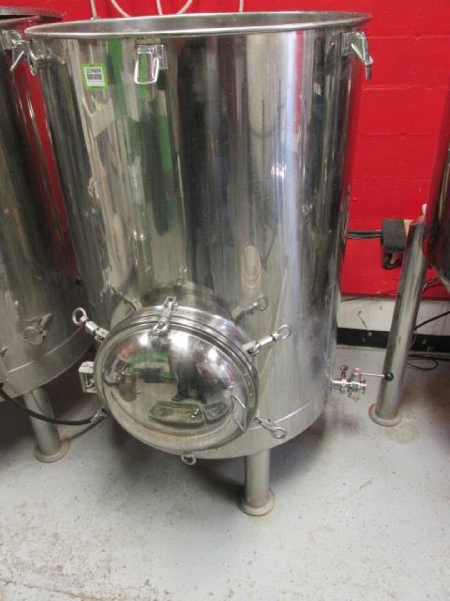 Mash Tun Tank W/ Removable False Bottom and Separate RIMS Coil for Temperature Management, 90 Gal. - Image 2 of 3