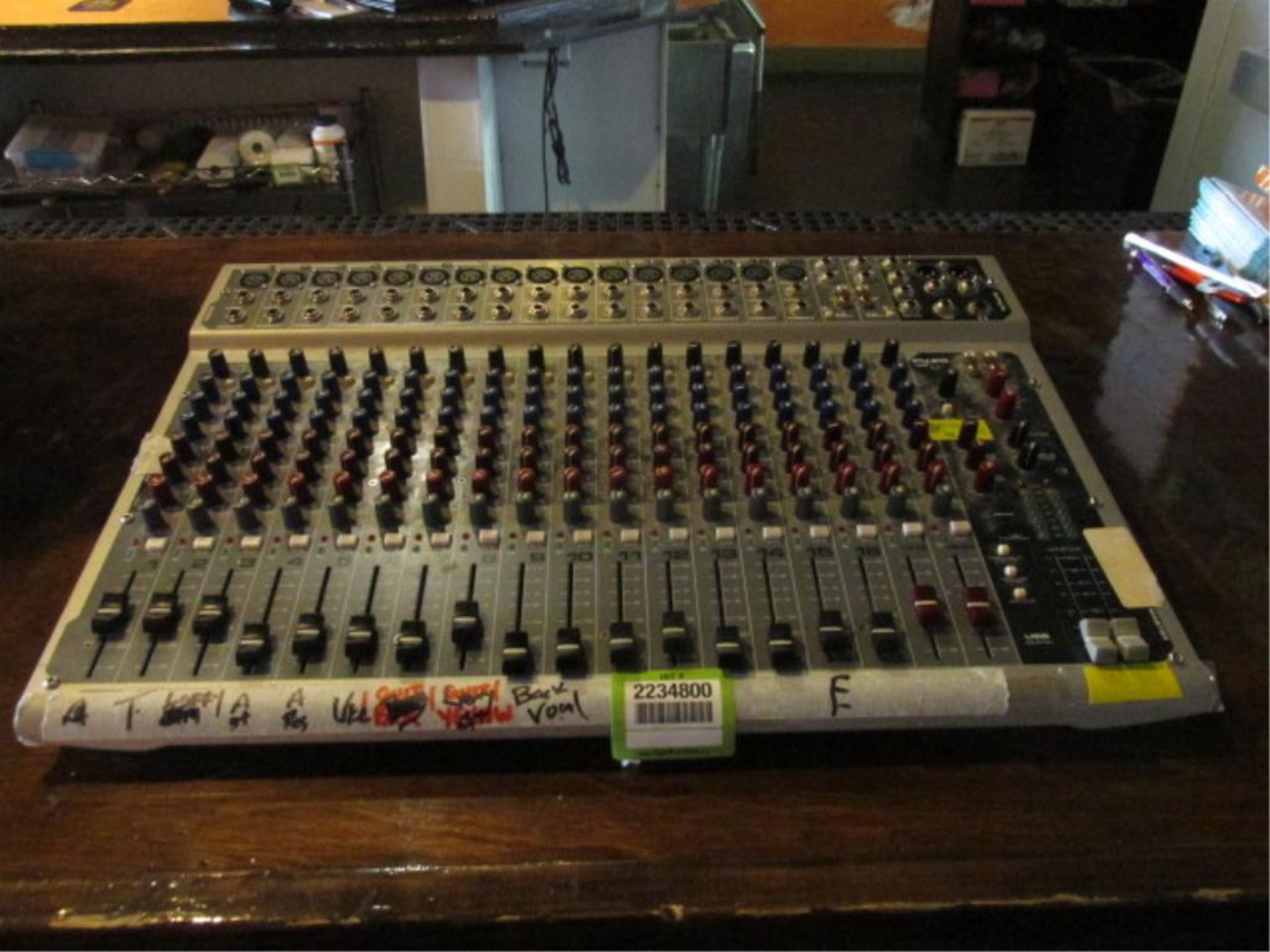 Peavey PV20 Sound Mixer W/ USB Port. HIT# 2234800. Loc: On Bar. Asset Located at 143 Kent Street,