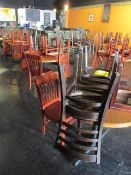 Lot ( 8) 36" Round Bars Table W/ 4 Chairs per Table. HIT# 2234804. Loc: Dining Room. Asset Located