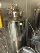 3BBL Stainless Steel Serving Tank, 90 Gal. HIT# 2234834. Loc: Walk-In Cooler. Asset Located at 143